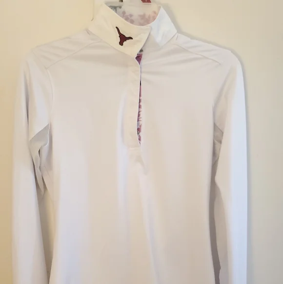 The Tailored Sportsman White Long Sleeve Top,USED - Picture 1 of 9